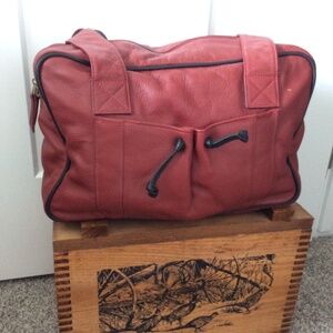 JP Ourse Duffle Weekender - Berry & Black